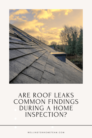 Are Roof Leaks Common Findings During a Home Inspection?