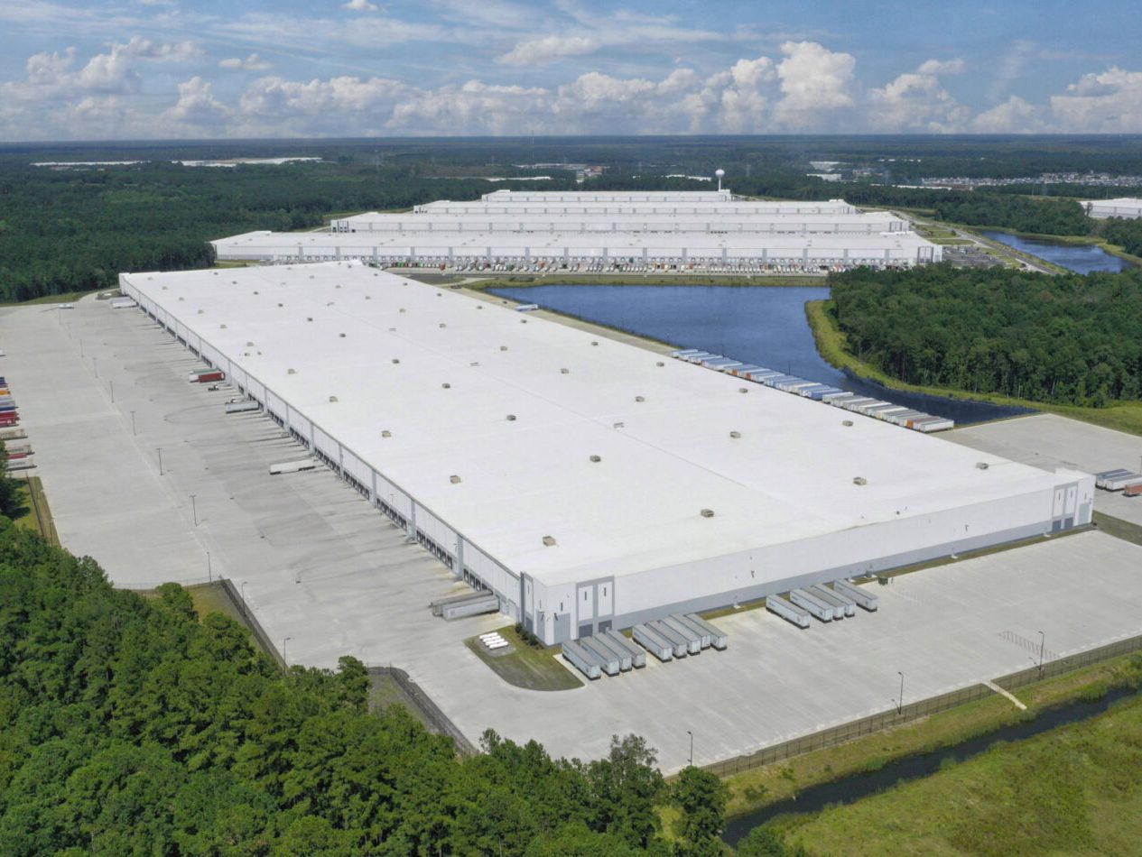 Exterior shot of one of the industrial facilities within Georgia International Trade Center in the Savannah, Ga. metro.